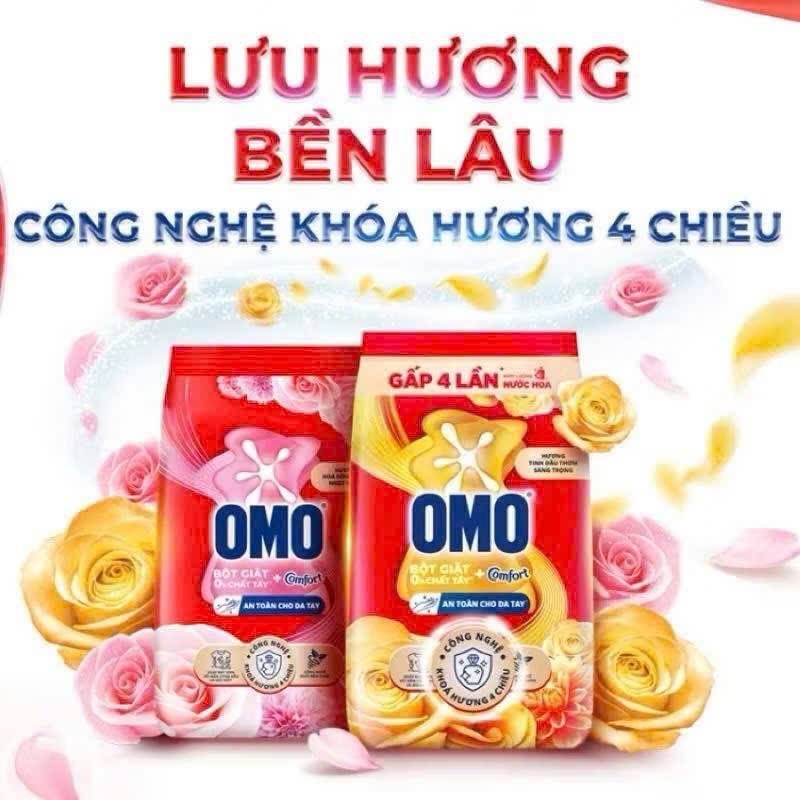 Bột giặt omo 5.1kg/5.5kg ( bao bì mới / mùi ngẫu nhiên)