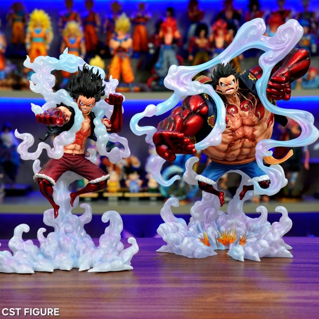 Mô hình Luffy Gear 4 JT cao 40cm & Luffy Gear 4 Snake Man cao 32cm