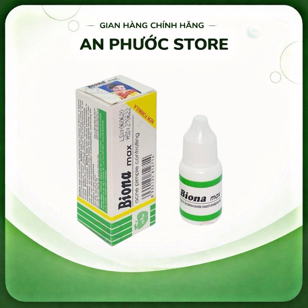 Combo 2 hop Bôi Ngoài Da BIONA MAX  ⚡ CAM KẾT CHÍNH HÃNG ⚡ Kem mụn trứng cá, ngăn mụn lây lan, dưỡng