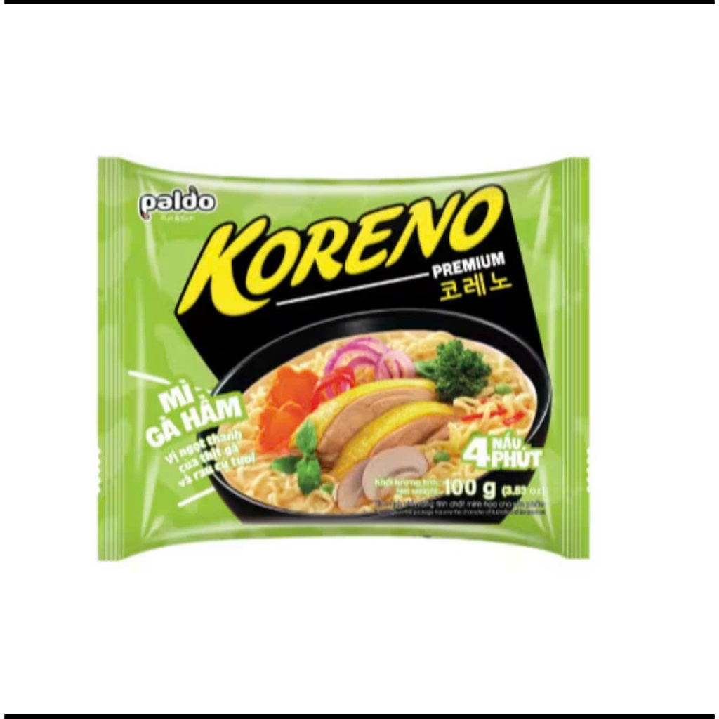 Combo 5- 10 gói Mì Koreno Jumbo hương vị Gà, Mì gà Koreno Jumbo, Mì ăn liền Koreno Jumbo, Mì Hàn Quố