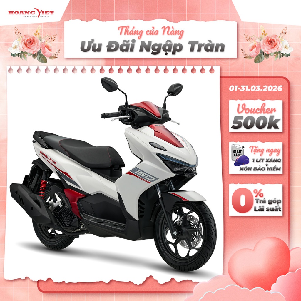 Xe Máy Honda Air Blade 160 2026 - Phiên Bản Thể Thao