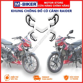 [M-Biker] Chống đổ Raider, Khung chống đổ Raider, Khung chống đổ có cánh dành cho Suzuki Raider