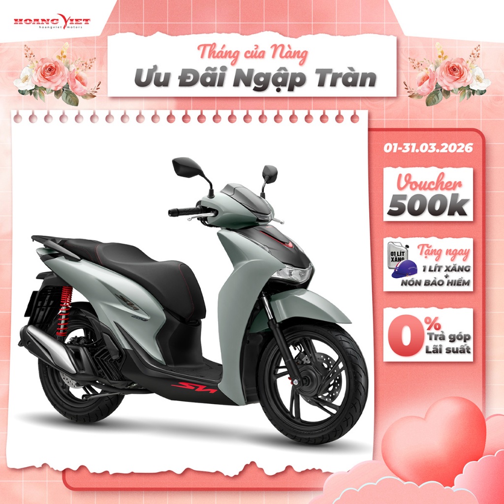 Xe Máy Honda SH 160i 2026 - Phiên Bản Thể Thao