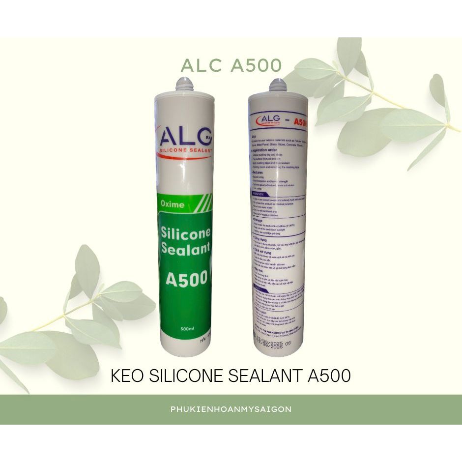 Keo Silicone ALG A500 silicone sealant MÀU XÁM - PHỤ KIỆN HOÀN MỸ SG