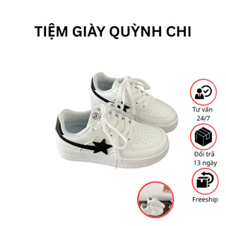 Giày Thể Thao Nữ Form Basic Full Trắng Maba – Sneaker Trắng Hottrend 2025 – Êm – Nhẹ – Dễ Phối – Tiệm Giày Quỳnh Chi
