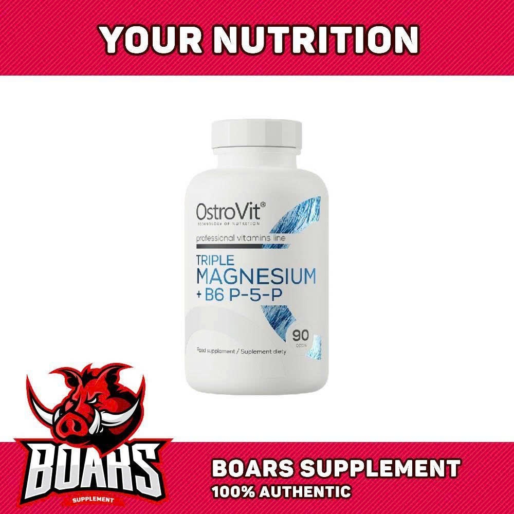 OstroVit Triple Magnesium 90 Viên – Magie Citrate