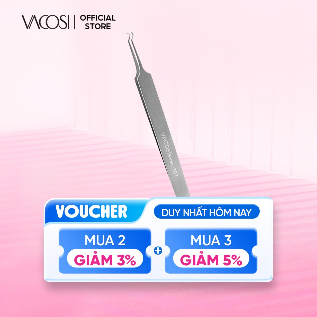 Nhíp gắp mụn đầu đen VACOSI Blackhead Tweezers - T07