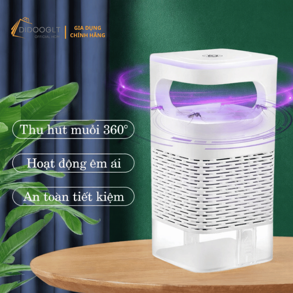 Đèn Bắt Muỗi Didooglt Cao Cấp - Máy Bắt Muỗi Diệt Côn Trùng Thông Minh Kèm Đèn Ngủ Nhỏ Gọn Tiện Lợi
