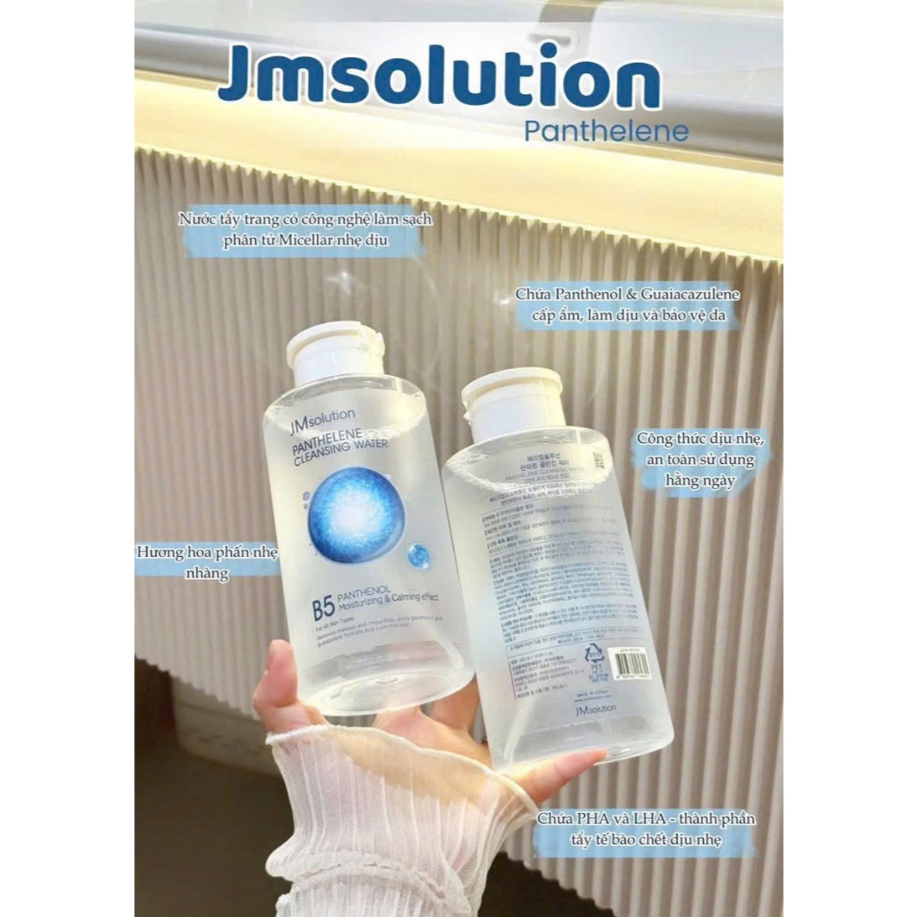 Tẩy trang JM Solution Panthelene B5 500ML
