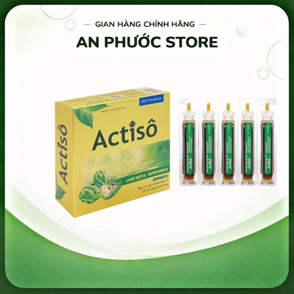 ACTISO ⚡CAM KẾT CHÍNH HÃNG ⚡THANH NHIỆT MÁT GAN 10 ỐNG