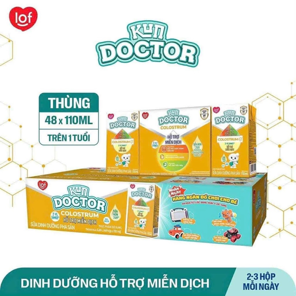 1 thùng sữa KUN DOCTOR 48 hộp 110ml