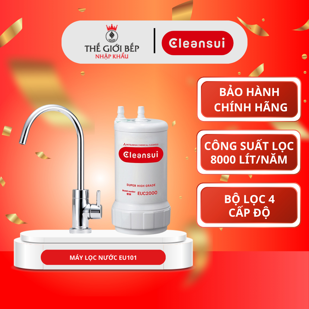 MÁY LỌC NƯỚC MITSUBISHI CLEANSUI EU101 – Giải Pháp Nước Sạch An Toàn Cho Gia Đình