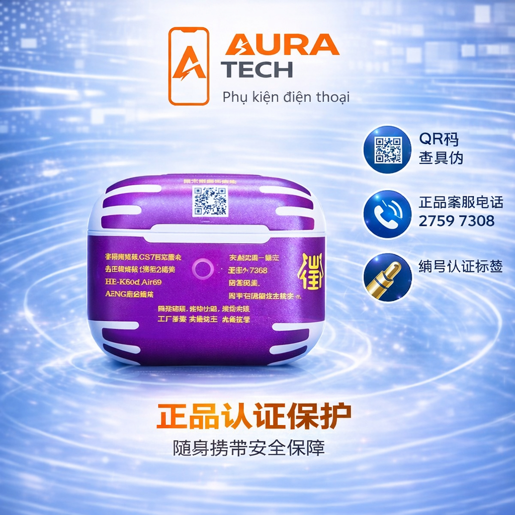 🔥 Tai Nghe Bluetooth AP3 Hổ Vằn 1562E | Mic ENC – Bluetooth 5.3 – Pin 6–8H – Full Box + Quà Tặng