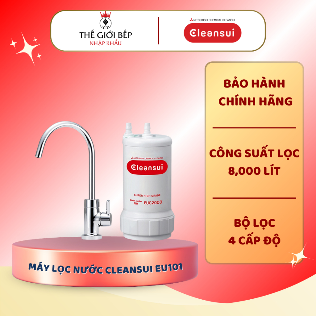 Máy Lọc Nước Mitsubishi Cleansui EU101 – Giải Pháp Nước Sạch An Toàn Cho Gia Đình