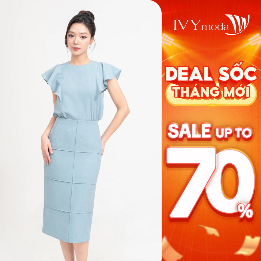 Áo sơ mi tay cách điệu nữ Clover IVY moda MS 16M8812 | BigBuy360 - bigbuy360.vn