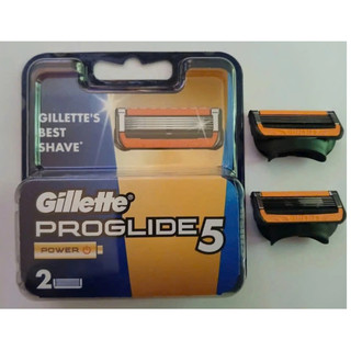 Đầu dao cạo thay thế dùng pin  5 LƯỠI GILLETTE FUSION  PROGILDE POWER  2 đầu dao