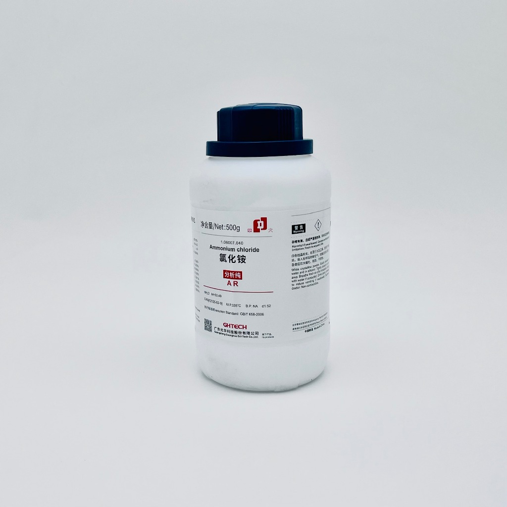 Hóa chất Ammonium Chloride (AR, Chai 500G, JHD_GHTECH, Cas 12125-02-9)