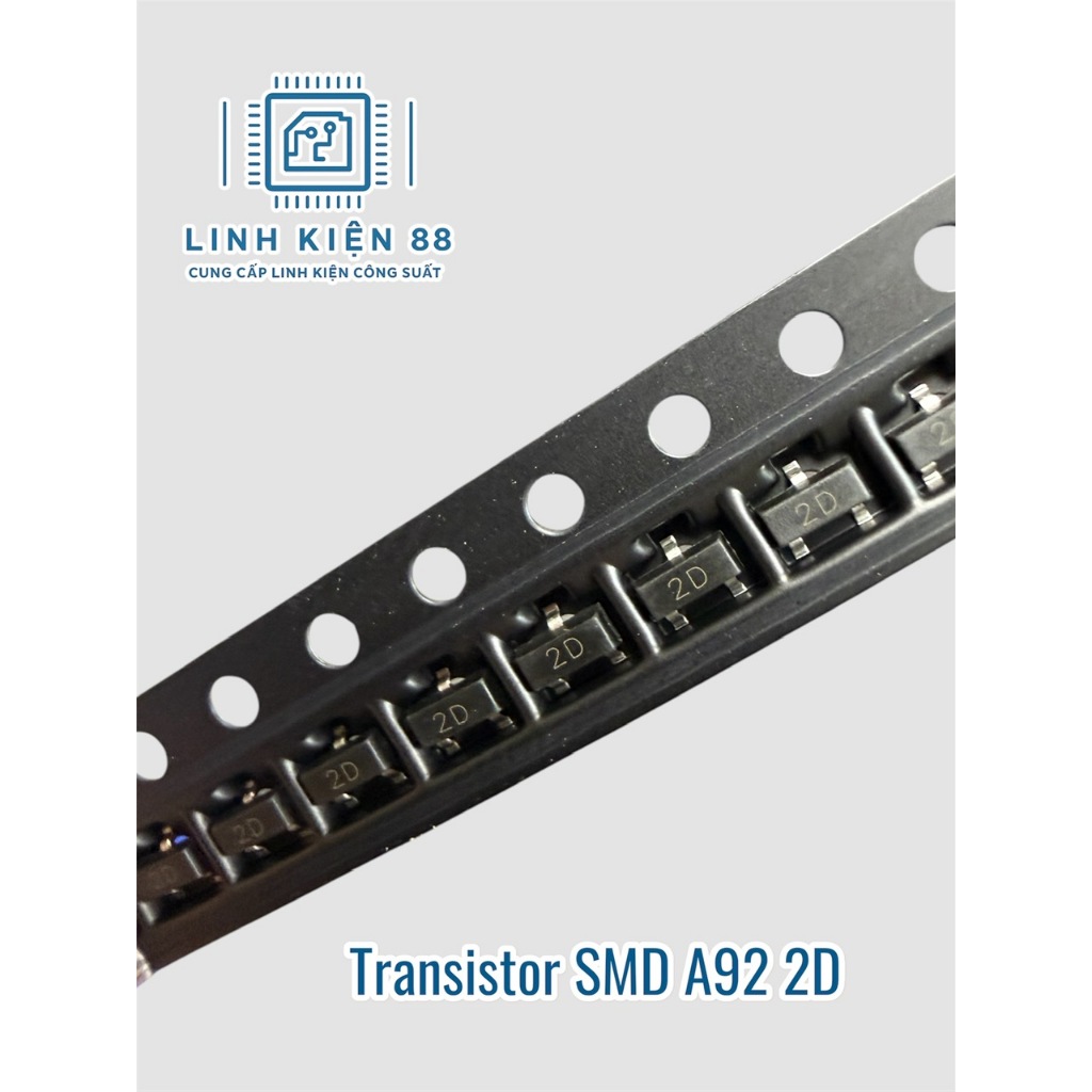 Transistor SMD A92 MPS92 code 2D SOT-23 dán ( dây 60 con)