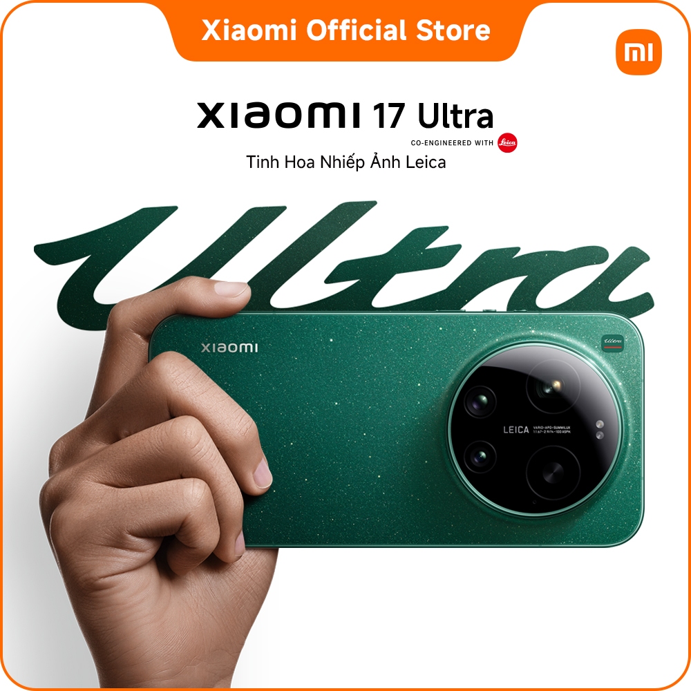 Điện thoại thông minh Xiaomi 17 Ultra (12+512GB|16+1TB)| Pin 6000mAh (typ) siêu lớn| Ống kính Leica UltraPure | BigBuy360 - bigbuy360.vn