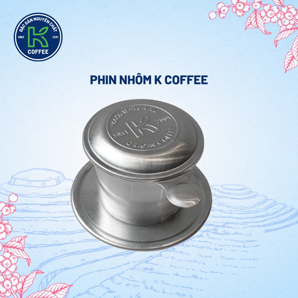 Phin nhôm pha cà phê thương hiệu KCOFFEE cao cấp KPHUCSINH - Hàng Chính Hãng