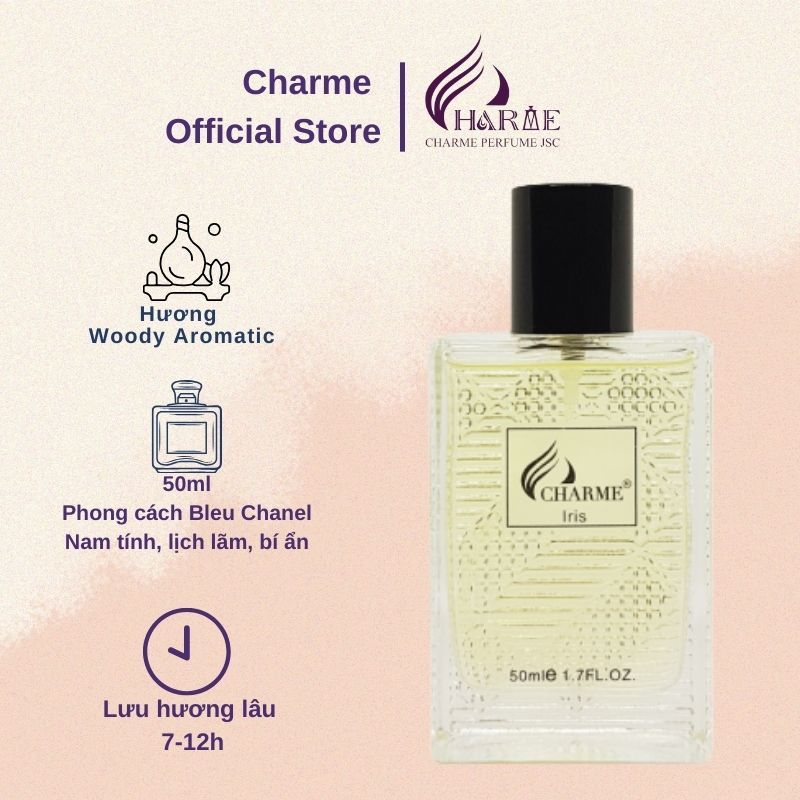 Nước hoa nam Charme Iris 50ml