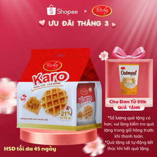 [GIAO SỚM] [Quà Tặng Đơn 99k] Bánh Tươi Richy KARO Bịch 6 Chiếc (26g/chiếc)