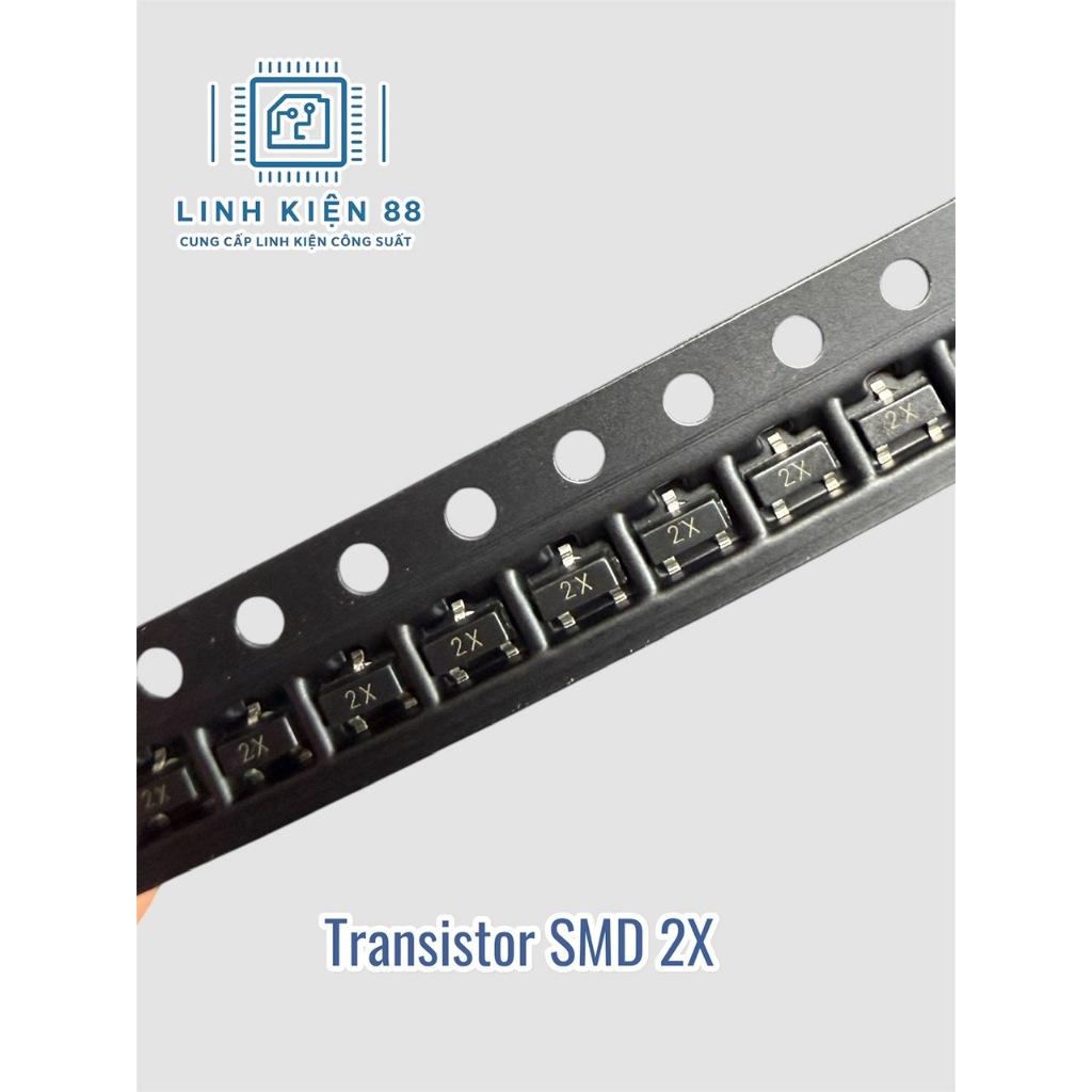 Transistor SMD CODE 2X dán SOT-23 mới ( dây 60 con)