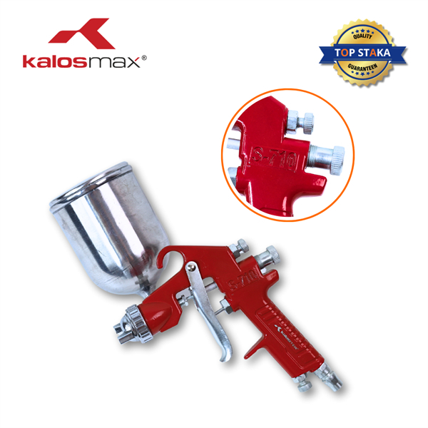 Béc Phun Sơn KALOS MAX F75 Bầu Dưới / F-75G / F-710G – Súng Phun Sơn 1.5mm 1000ml Phun Mịn Đều, Áp L