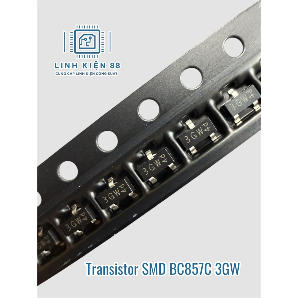 60 con Transistor SMD BC857C code 3GW 3G SOT-23 dán