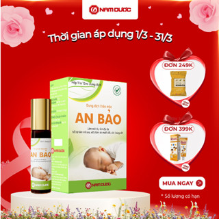 An Bảo, Hộp 1 lọ 12ml dung dịch, Làm mát da, làm dịu da, Làm mờ sẹo, vết thâm do muỗi đốt, côn trùng cắn