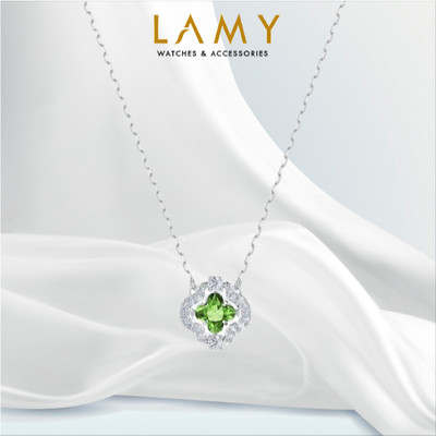 Dây chuyền nữ LAMY Sparkling Flower Necklace Green 6053