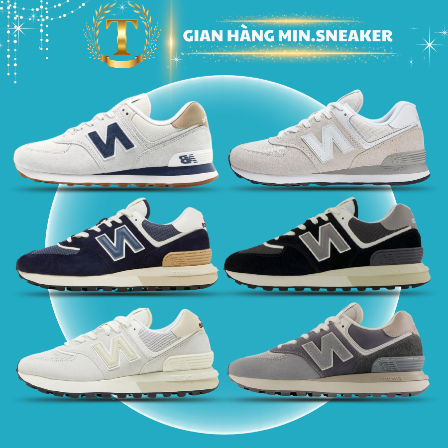 Giày NB_574 Đủ Màu Basic Full Size Nam Nữ Êm Nhẹ Thoải Mái Khi Vận Động Tặng box bv