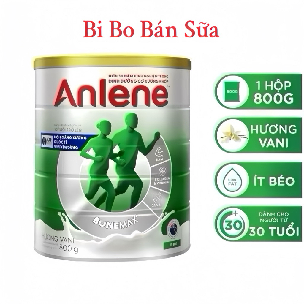 Sữa Bột Anlene Hương Vani Lon 800g