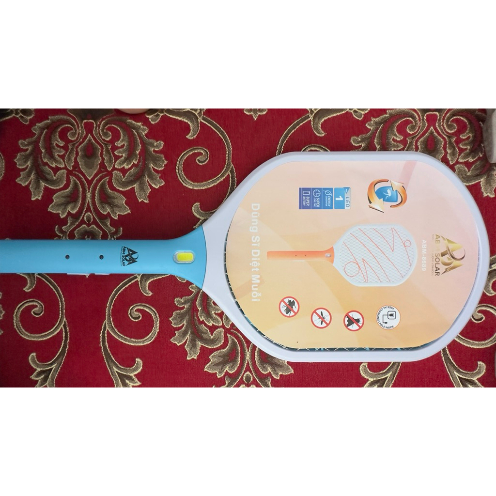 Vợt Muỗi Điện ABM SOLAR Chính Hãng