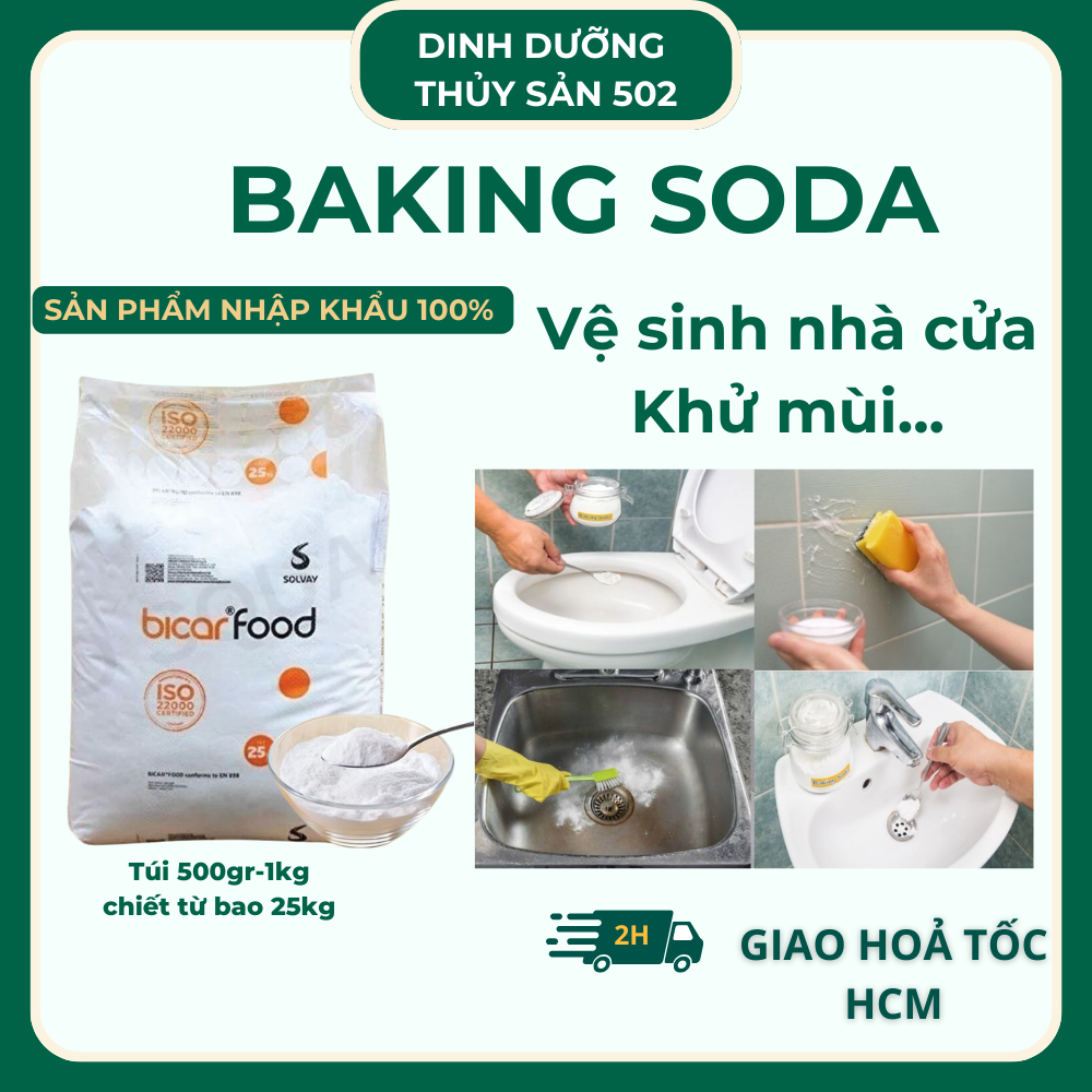 Baking Soda , bicar , khử mùi,cọ rửa vệ sinh bếp