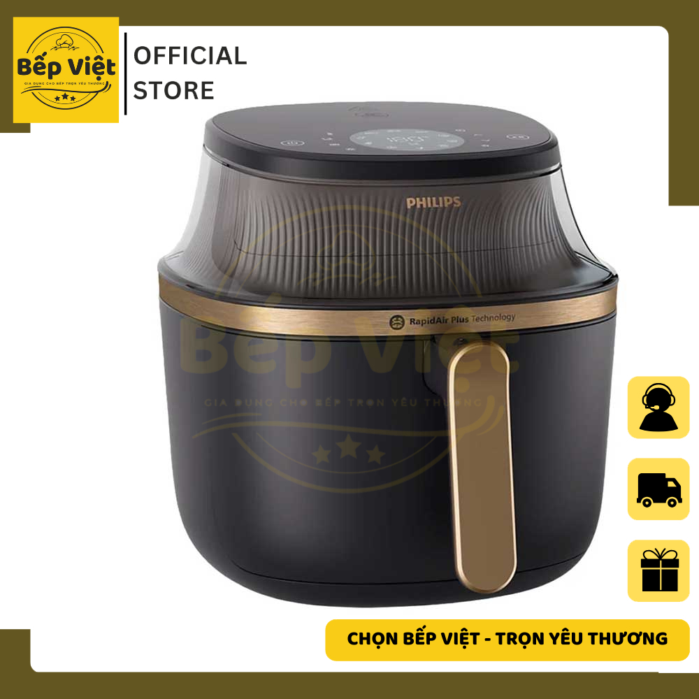 Nồi chiên không dầu Philips NA342 - NA332 - NA322 - Hàng chính hãng - Bảo hành 24 tháng
