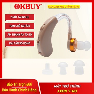 Máy trợ thính cho người già Axon V-163 – Nghe rõ hơn, giảm ù tai, dễ sử dụng, có hộp đựng