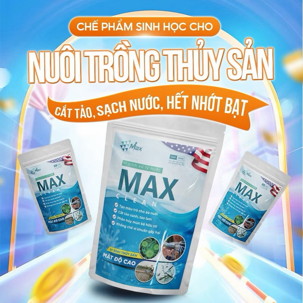 VI SINH XỬ LÝ NƯỚC MAX CLEAN