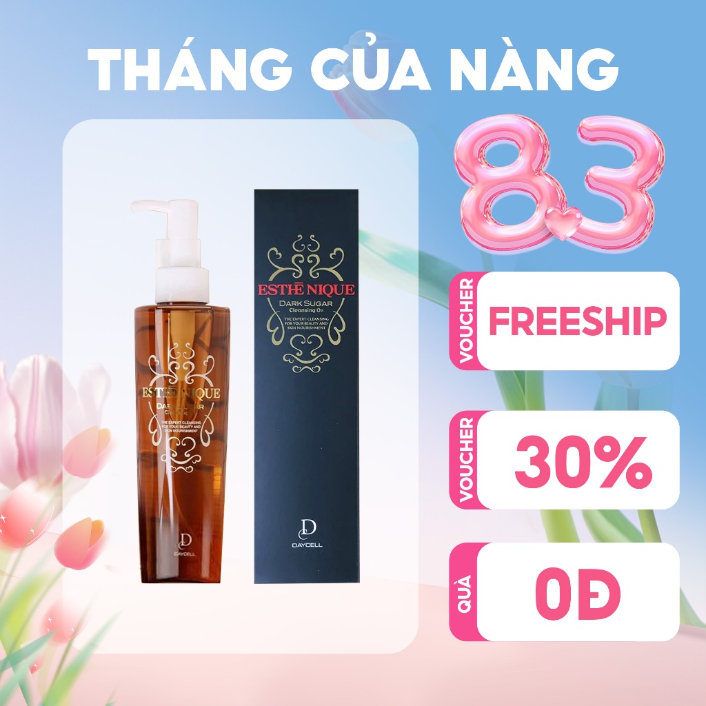 Dầu tẩy trang Dark Sugar Daycell Hàn Quốc Ngân Korea 200ml