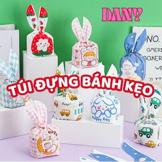 DANY (TAI THỎ) SET 50 TÚI TAI THỎ ĐỰNG BÁNH KẸO, QUÀ TẶNG SINH NHẬT, TÚI ĐỰNG QUÀ SINH NHẬT CHO BÉ