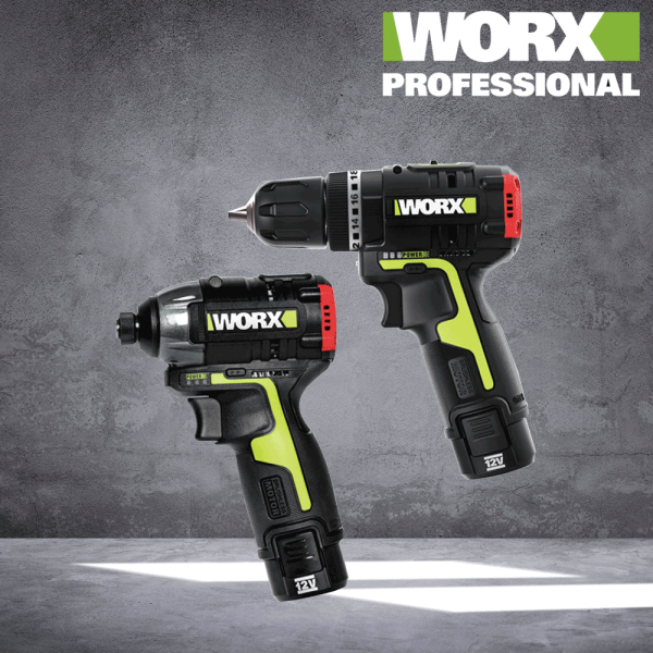 Combo Worx WU920X Khoan 3 CN WU131x & Chuyên Vít WU132 ( 2 Pin 2Ah & Sạc ) Chính Hãng Bảo Hành 12 Th