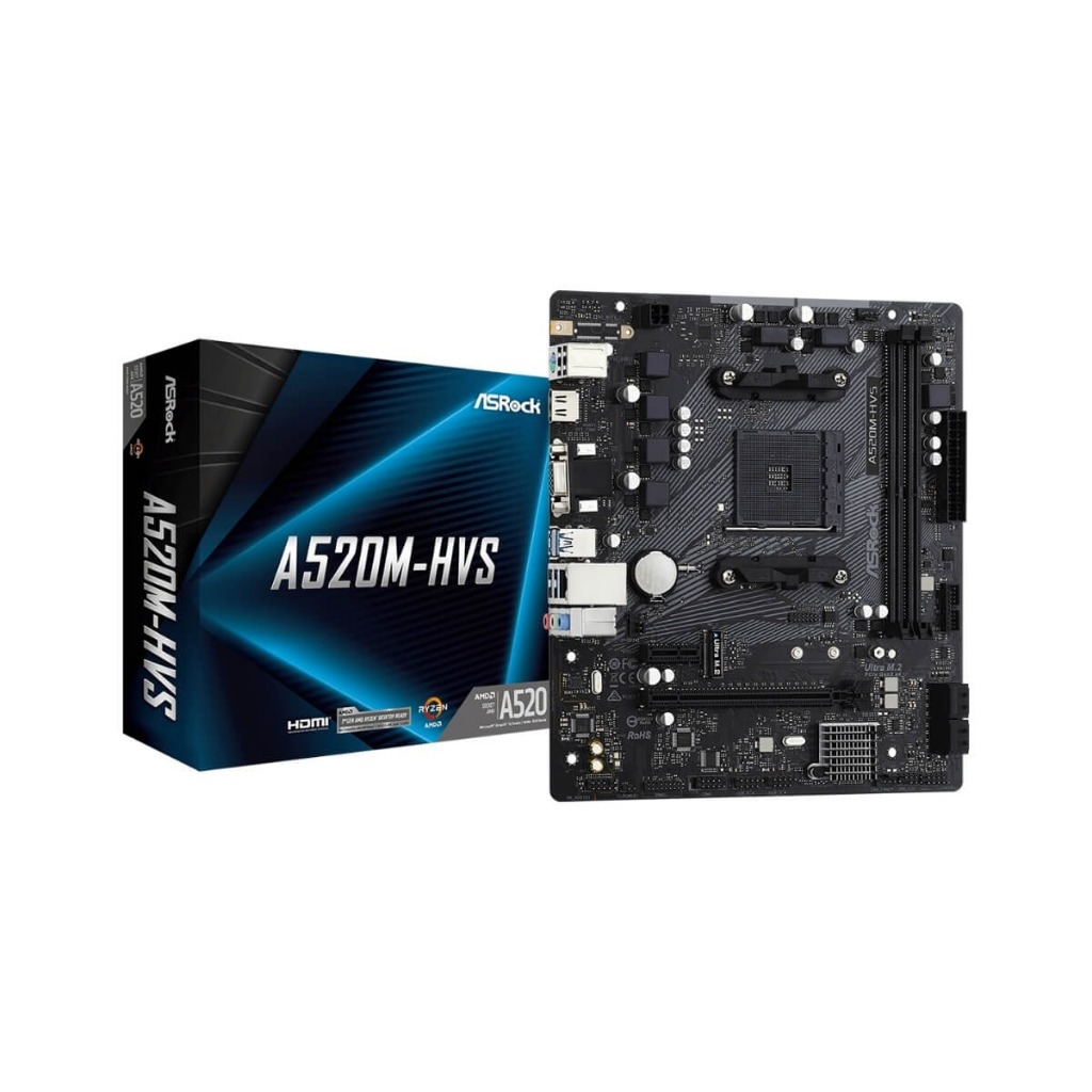Mainboard ASRock A520M-HVS DDR4 new BH 36T