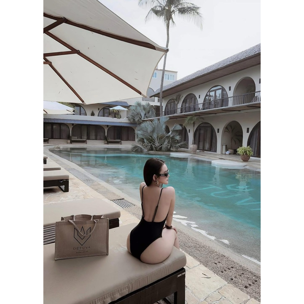 [BIKINI LIỀN MẢNH] Đồ bơi 1 mảnh hở lưng ngang khoét mông sexy, che bụng, sang chảnh, vải xịn đẹp | BigBuy360 - bigbuy360.vn