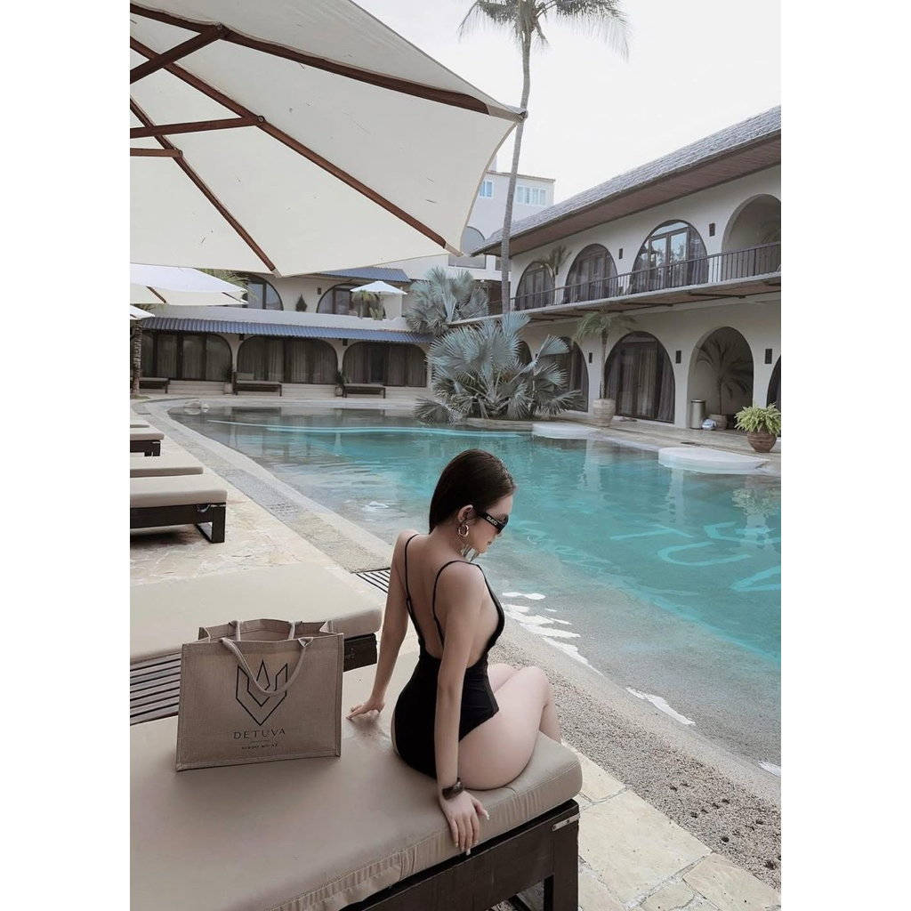 [BIKINI LIỀN MẢNH] Đồ bơi 1 mảnh hở lưng ngang khoét mông sexy, che bụng, sang chảnh, vải xịn đẹp | BigBuy360 - bigbuy360.vn