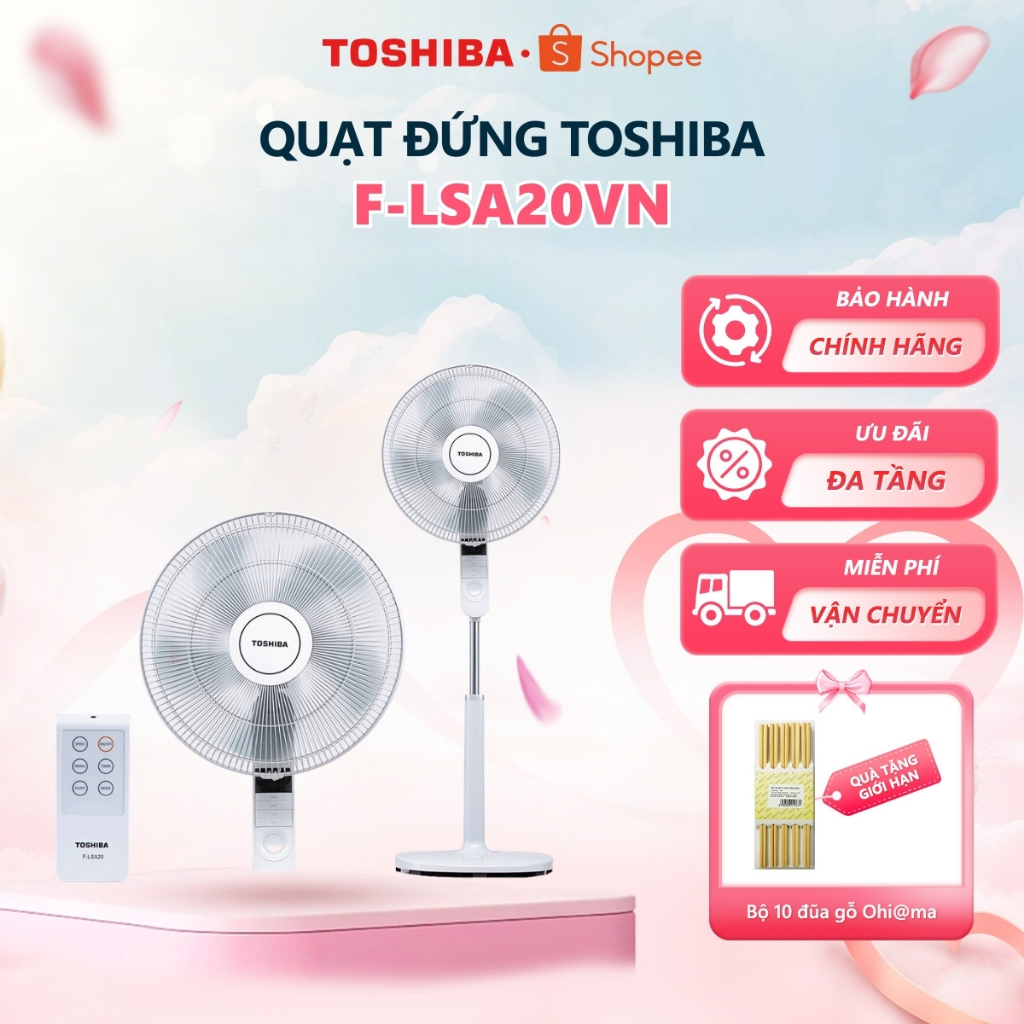 Quạt đứng Toshiba F-LSA20VN - Hàng chính hãng, bảo hành 12 |HỎA TỐC HCM|