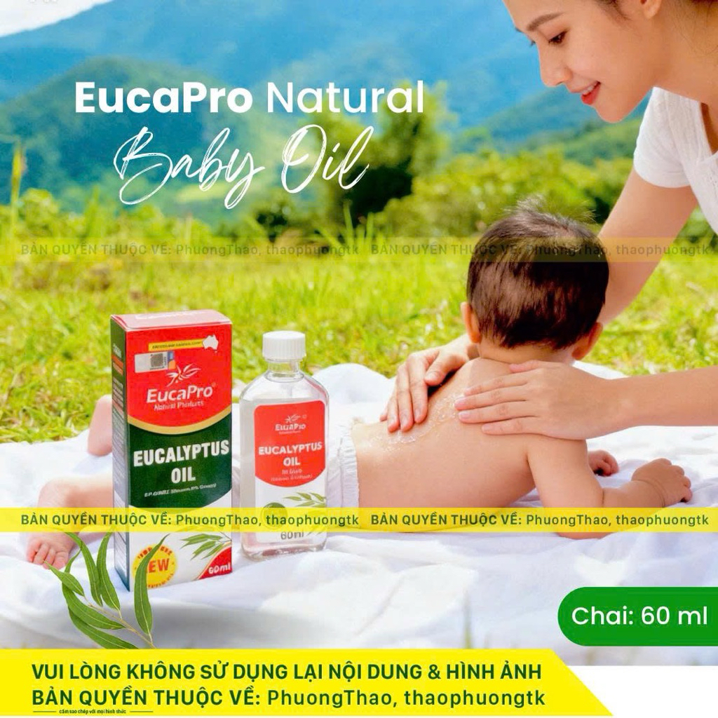 Dầu Khuynh Diệp  Eucapro, Euky Bear, Kangaroo, Bosistos Công nghệ Úc⚡60ML⚡