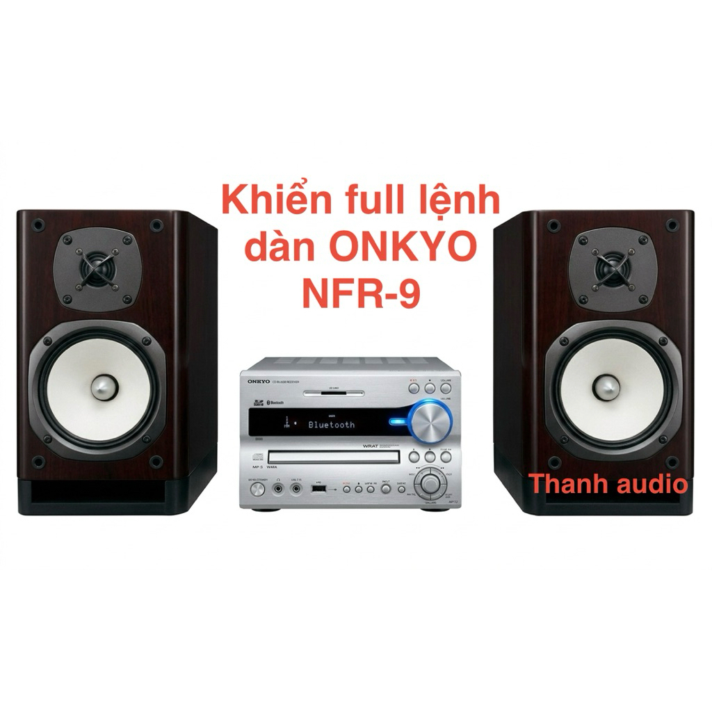 Khiển học lệnh dàn ONKYO NFR-7, NFR-7X, NFR-7TX, NFR-9, NFR-9X, NFR-9TX sử dụng ngay, chỉnh Bass/tre