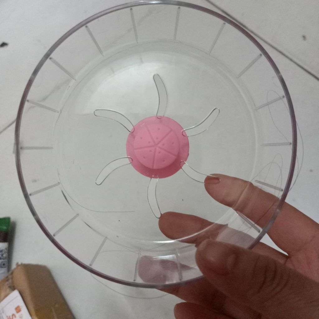 wheel nhỏ gắn chuồng hamster- phụ kiện hamster