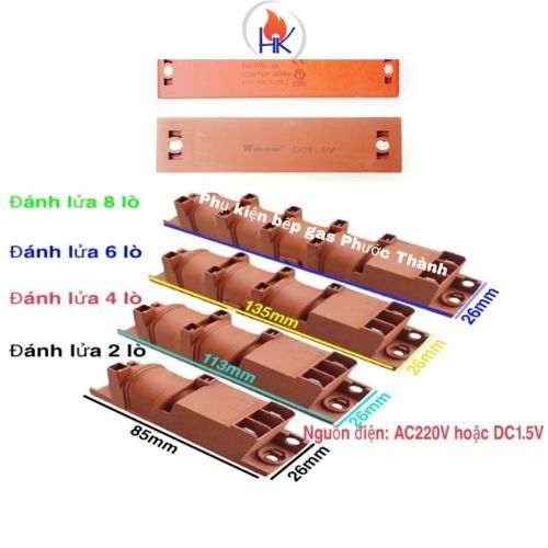 Ic đánh lửa bếp gas đôi / Ic bếp ga âm 2 lò / 4 lò / 6 lò