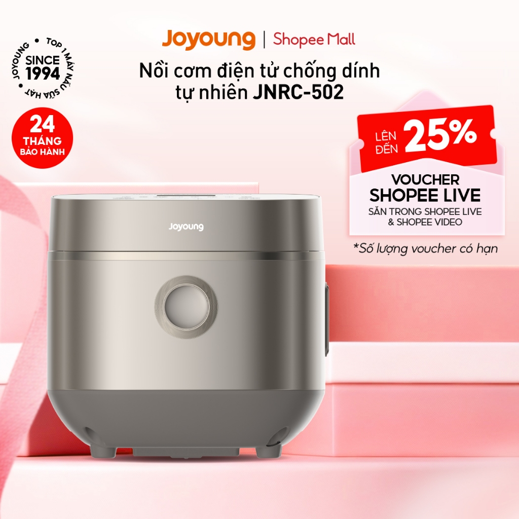 [Livestream] Nồi cơm điện tử 1.8L Joyoung JNRC-502 | Chống dính tự nhiên | Công suất 860W